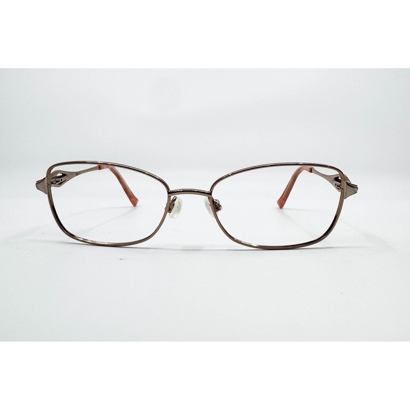 Tura Eyeglass Frames Womens Rose Gold R918 Filigree Temple 52-16-140 gallery