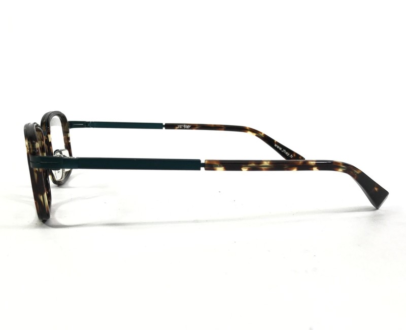 JF Rey Eyeglasses Frames JF2787 9040 Green Demi Brown Tortoise Square 45-21-144 gallery
