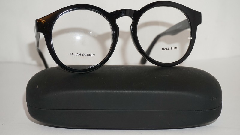 High Quality Vintage Eyeglasses Round Harry Potter Black 8001 54 17 145