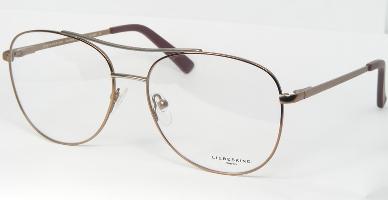 LIEBESKIND BERLIN 11024 980 LIGHT BROWN / SILVER EYEGLASSES 56-15-135mm Germany