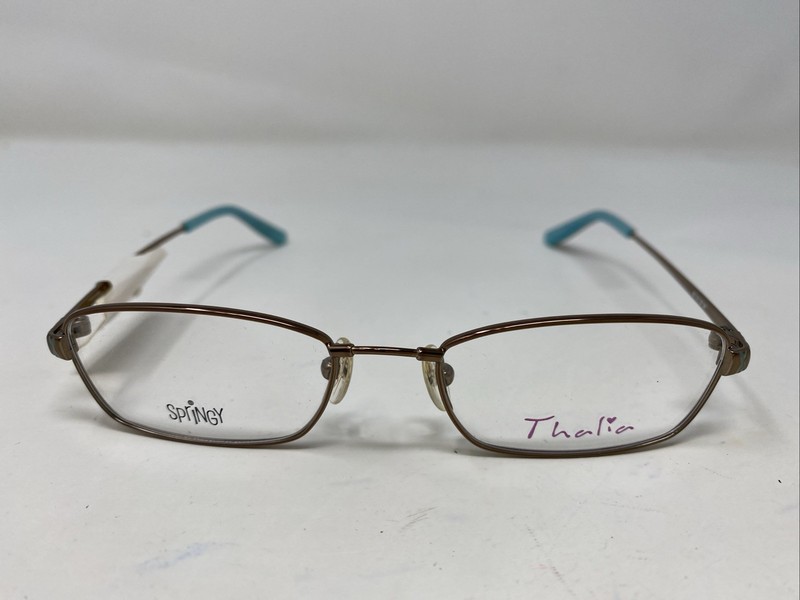 Thalia Eyewear CRUZ BR 45-16-130 Brown Metal Full Rim Eyeglasses Frame NI16
