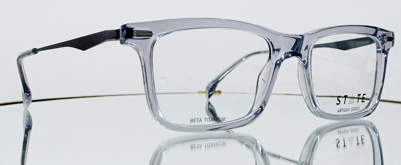 STATE Optical Co. HIDEOUT Eyeglasses SMOKE MATTE GRAPHITE New Plastic 53-19-145 gallery