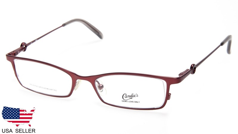 NEW Candie’s C CARRIE BU BURGUNDY EYEGLASSES GLASSES WOMEN FRAME 47-17-135 B24mm