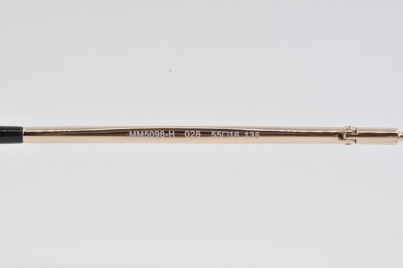 Max Mara Eyeglasses MM5098-H 028 Rose Gold And Black, Black, Size 55-16-135 gallery