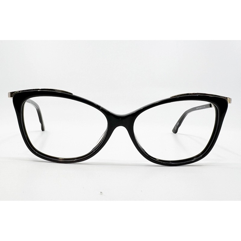 Link Occhiali Eyeglasses Women Black Cat Eye Frames 1610 53-16-140