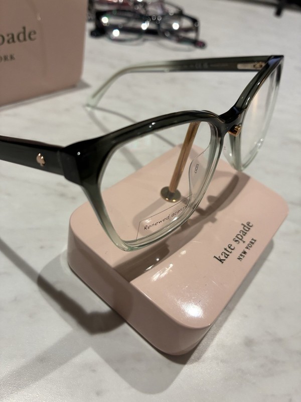 Kate Spade New York Women's Eyeglass Frames ESTI 3UK GRN BLK gallery