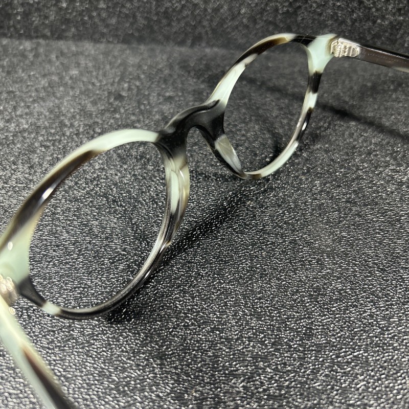 NEW Ray Ban Eyeglasses RB5430 8356 Bernard Gray Green Striped 49-21-145 Round gallery