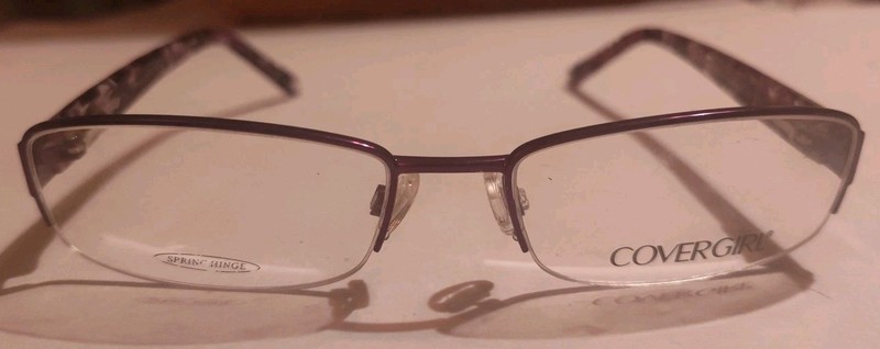 Covergirl Eyeglass Frames CG0826 Violet 54-17-135 NWOT $76 MSRP
