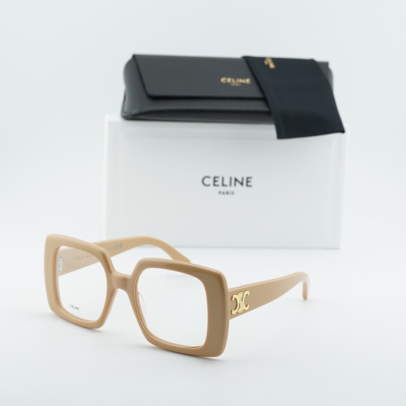 NEW Celine CL50121I 057 Shiny Nude 51mm Eyeglasses