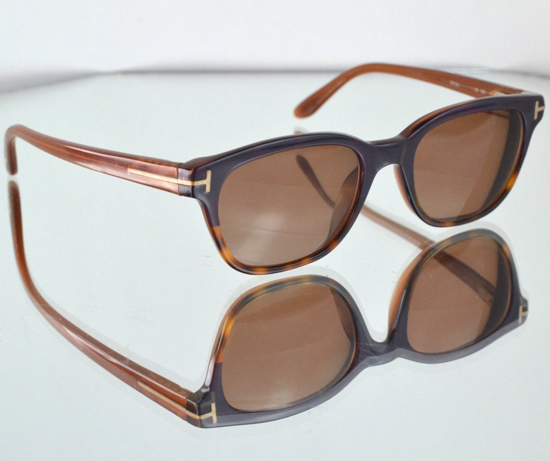 RARE Tom Ford "Benedict" Sunglasses/Eyeglasses Plum Tortoise/Gold Italy TF520 gallery