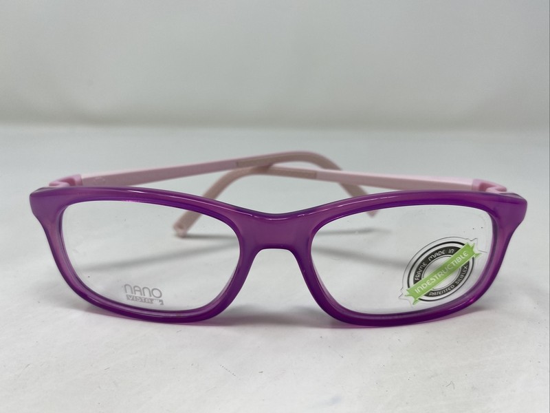 Nano Vista Spain Mod SLEEK-ARCADE NAO760146 46-17-127 Pink Eyeglasses Frame EH10