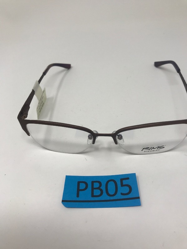 Rims Halfrimless Eyeglasses Womens Mod.1069 51-16-135 Matte Brown PB05 gallery