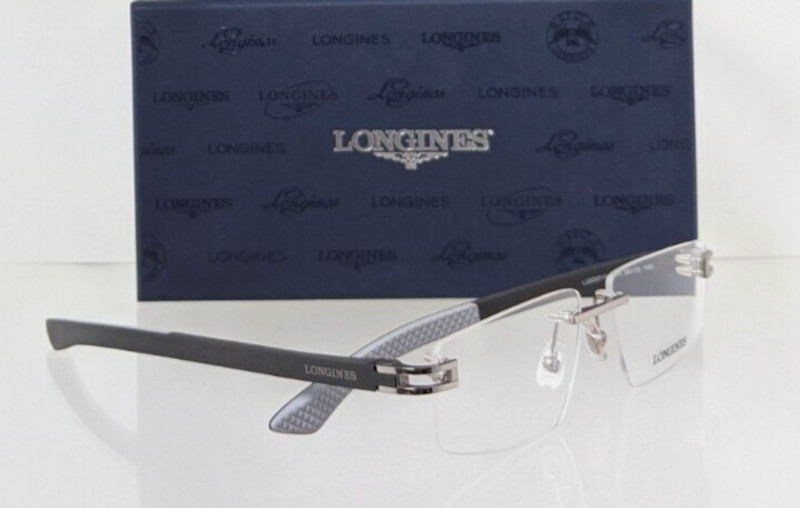 New LONGINES Rimless Eyeglasses LG5007-H 014 56-15 150 Silver Ruthenium Frames gallery