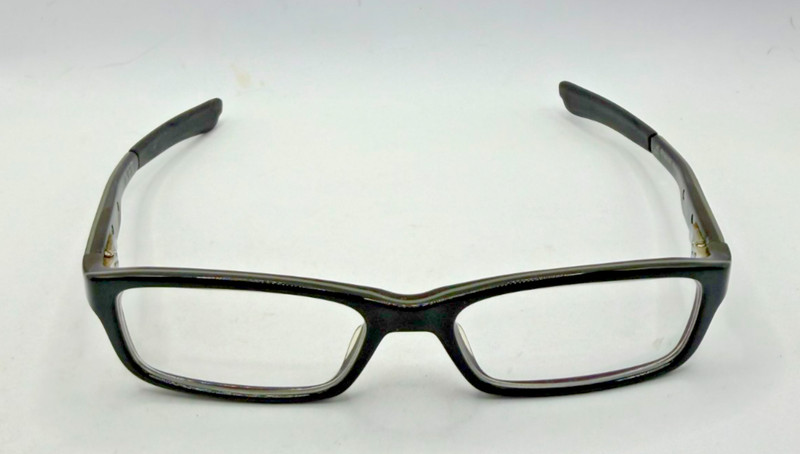 OAKLEY BUCKET FRAMES ONLY EYEGLASSES OX1060-0253 POLISHED BLACK 53-17-140 gallery