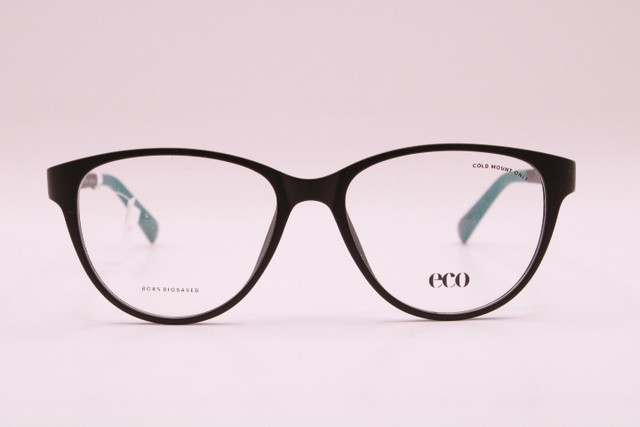 NEW ECO DARLING BLK MATTE BLACK BLUE AUTHENTIC EYEGLASSES 51-16 gallery