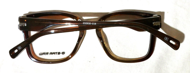 G-Star Raw NEW GS2632-216 Insert Ceaton, Brown plastic 49-19-145 eyeglass frame gallery