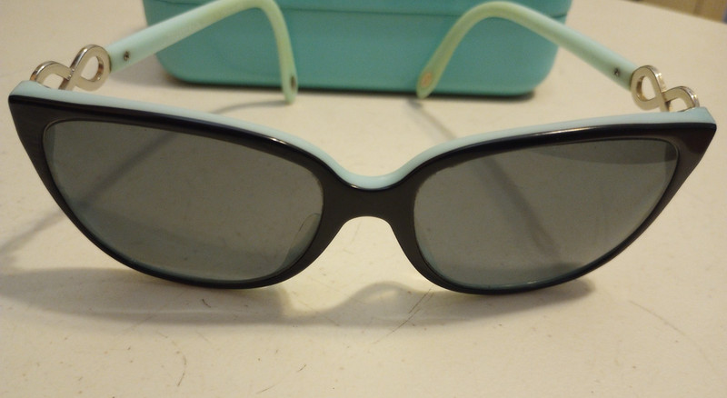 Tiffany & Co Eyeglasses, Frames only TF 4111-BF 8055 3C w/Tiffany Case 57-16-140 gallery