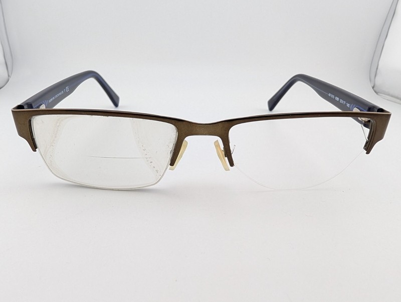 Armani Exchange Eyeglasses, Frames Only, AX 1015 6069, 52-17-140, Brass/Black gallery