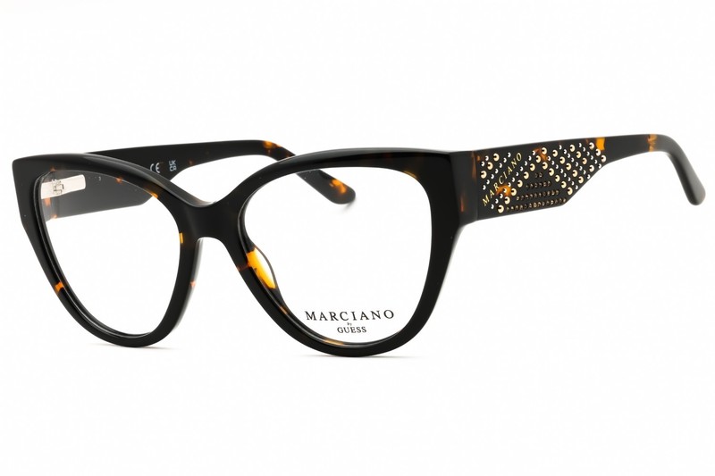 GUESS BY MARCIANO GM5018-052-54 Eyeglasses Frame Size 54mm 17mm 140mm HAVANA Wo