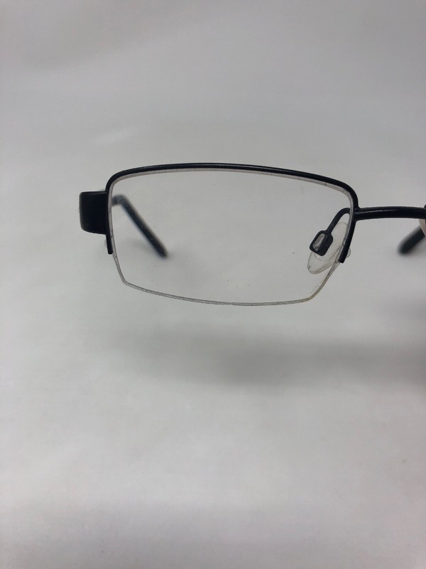 PUMA KIDS PU15406 Eyeglasses Frame Half Rimless 48-17-130 Black/White VN86 gallery
