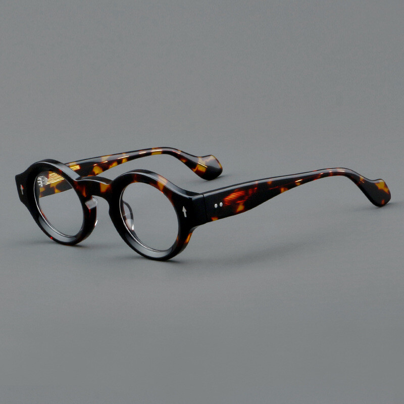 Vintage Round Acetate Eyeglass frames Full Rim Women Men Retro Glasses Unisex