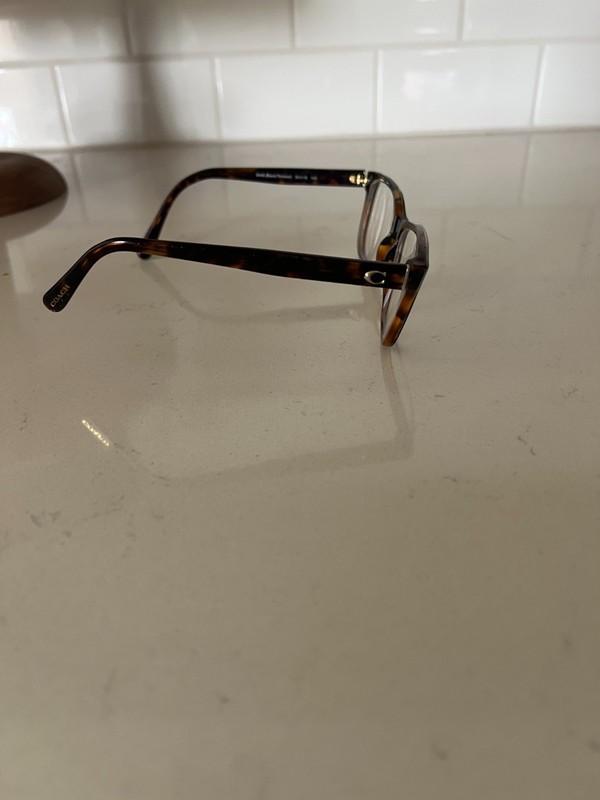 Coach Eyeglass Frames HC6129T 54-16-140 Black Tortoise 5446 gallery