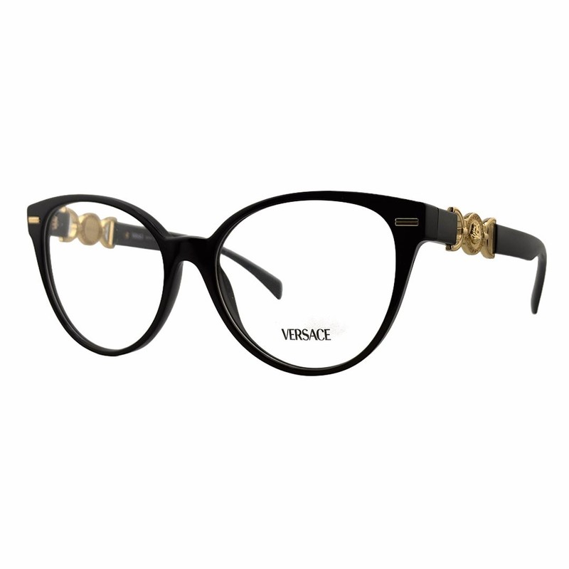 Versace VE3334 Black Women’s Eyeglasses Frames 55mm 17mm 140mm – GB1