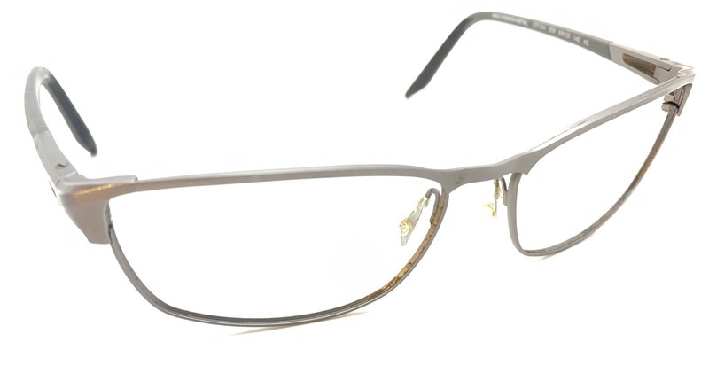 Nike Modern Metal DZ7364 918 Gray Metal Rectangle Eyeglasses Frames 53-15 140