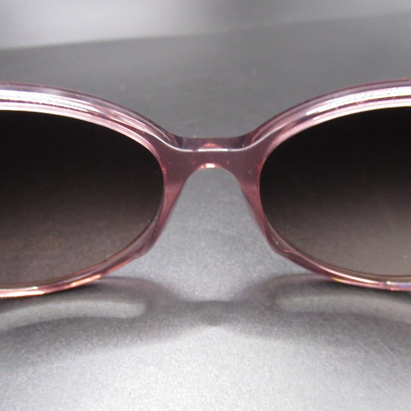 Nine West NW646S 600 Mauve Pink Cat Eye Sunglasses 100% UV Protection 57-17-140 gallery