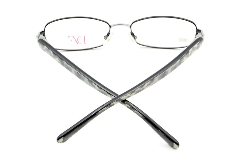 DIANE VON FURSTENBERG DVF8038 018 Silver Black 51-16-135 Frames Flex Hinges I170 gallery