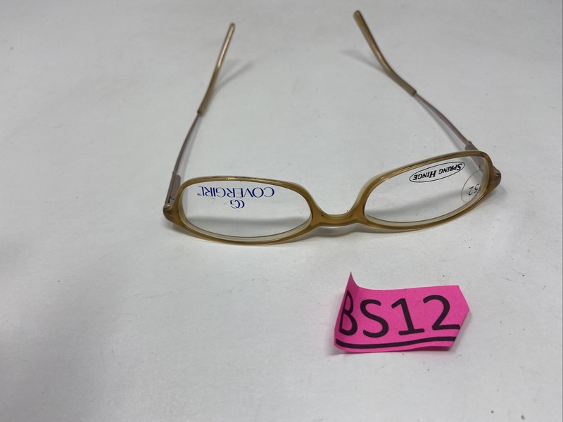 COVERGIRL CG296 458 50/17/140 YELLOW BROWN FLEX HINGE EYEGLASSES BS12 gallery