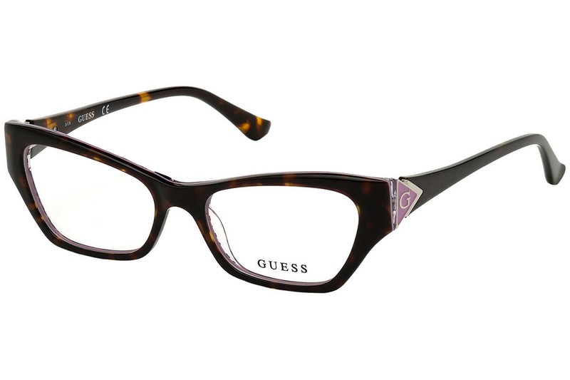 Guess GU2747 Tortoise 056 Cat Eye Plastic Optical Eyeglasses Frame 53-16-140 GU