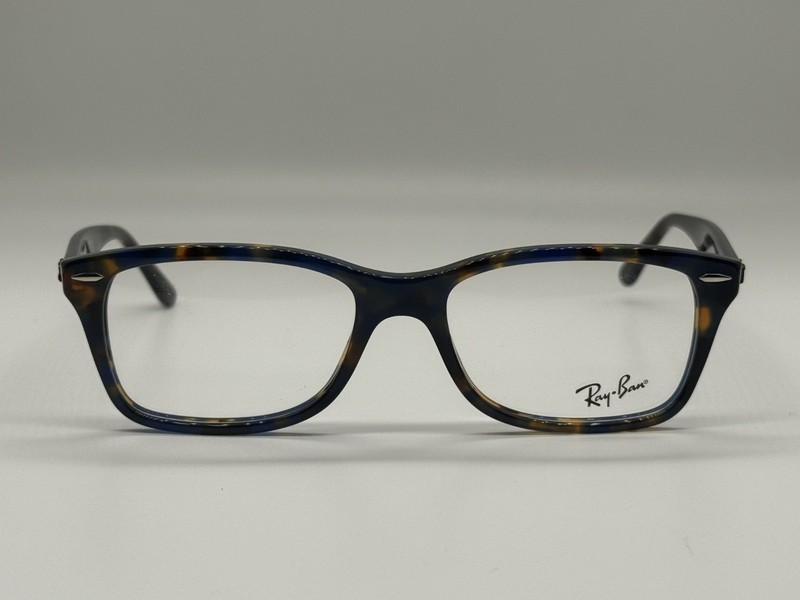 NEW RAY BAN RB 5428 8174 BLUE TORTOISE EYEGLASSES FRAME RX 53-17 gallery