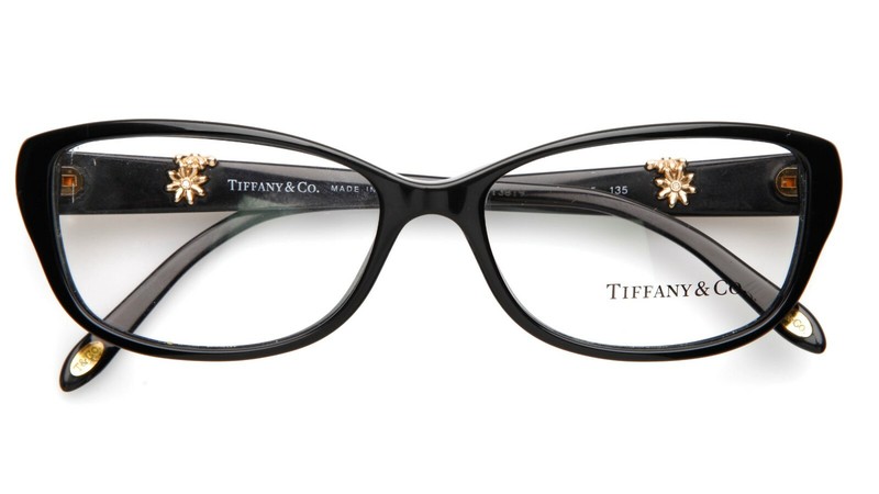 TIFFANY & Co TF 2068-B 8001 BLACK /GOLD EYEGLASSES GLASSES FRAME 54-15-135 Italy gallery