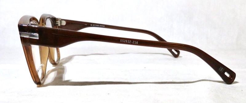 G-Star Raw NEW GS2632-216 Insert Ceaton, Brown plastic 49-19-145 eyeglass frame gallery