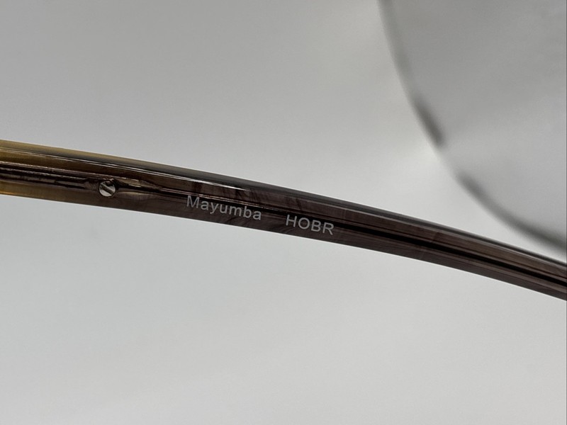 Charmossas Mayumba HOBR 49/20-140 Tan/ Brown Full Rim Oval Eyeglass Frames gallery