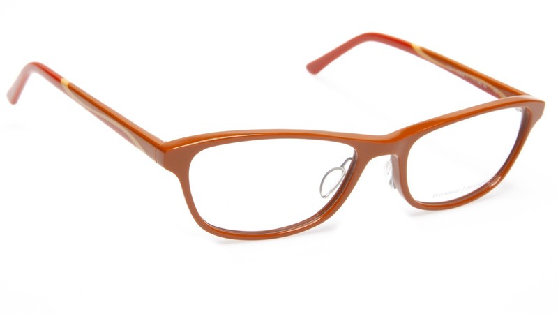 NEW PRODESIGN DENMARK 1724-1 c.4622 ORANGE / BROWN EYEGLASSES 54-17-140 B32mm gallery