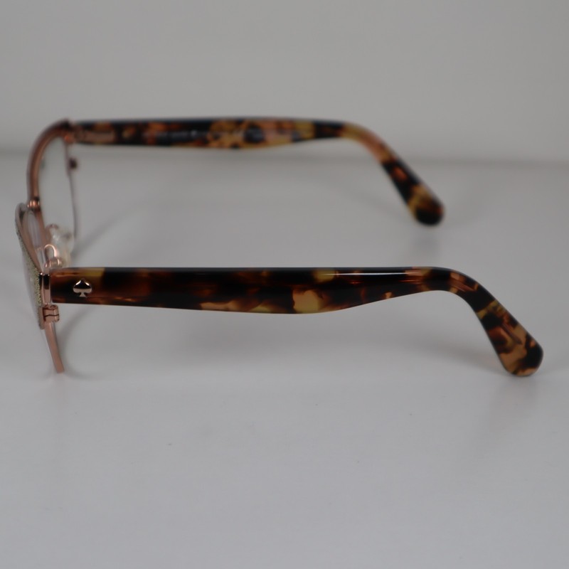 Kate Spade Ladonna 0S41 Gold Glitter Tortoise Eyeglasses Frames 53-15-140mm gallery