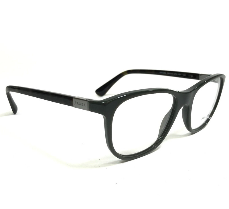 PRADA Eyeglasses Frames VPR 29S UF8-1O1 Olive Green Brown Tortoise 54-19-140 gallery