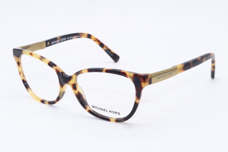 NEW MICHAEL KORS MK 4029 3119 HAVANA GOLD AUTHENTIC FRAMES EYEGLASSES 51-15