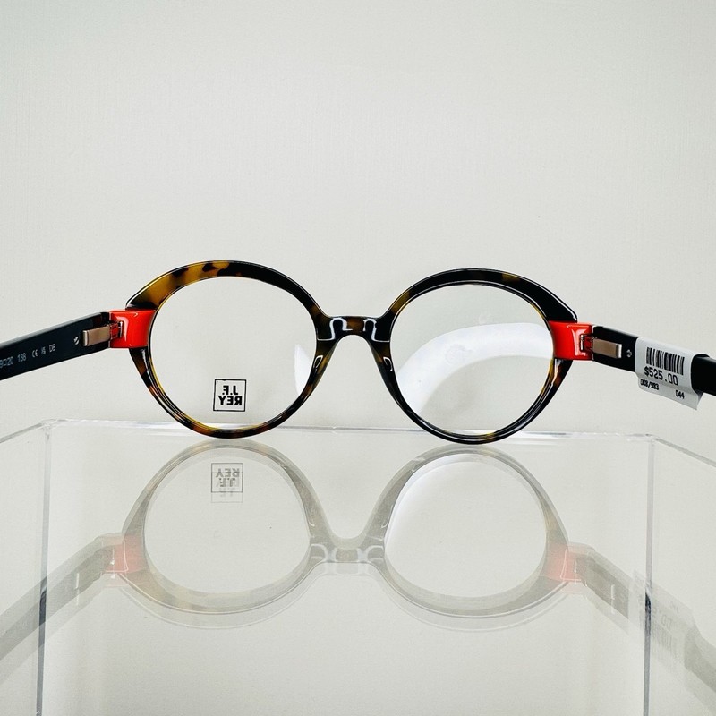 J.F. REY JF1546 MSRP $525 COLOR 9860 TORT ORANGE BLACK DESIGNER EYEGLASS FRAMES gallery