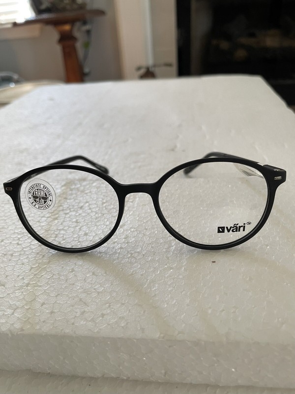 Vari VR9 /49-19-140/Matte black Full Rim Eyeglasses Frame/Harry Potter Style