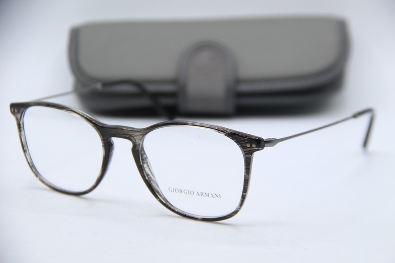 NEW GIORGIO ARMANI AR 7160 5622 GREY HORN AUTHENTIC FRAMES EYEGLASSES 53-19