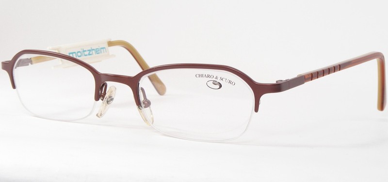 Chiaro & Scuro IBIZA 2 60 Burnt Brown RARE EYEGLASSES 47-19-133mm Italy (NOTES)