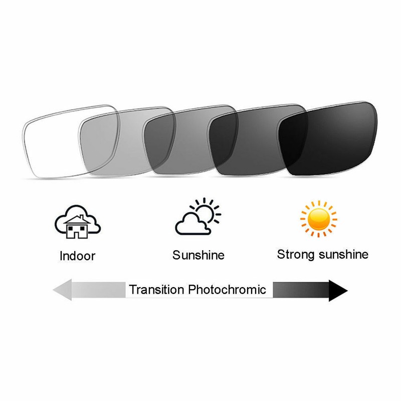 Nearsighted Folding Pocket Photochromic Custom Glasses -1.0 -1.25~-6.0 gallery