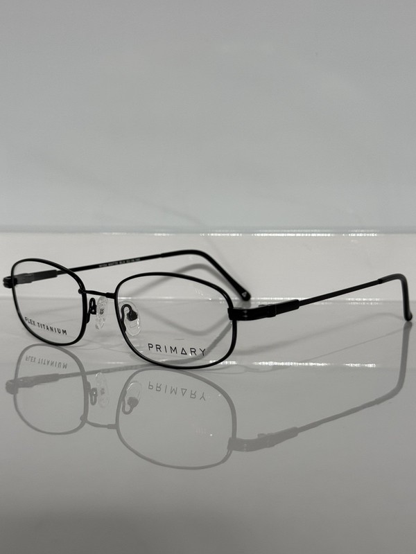 Primary M104 Matte Black Metal Unisex Eyeglasses 52mm gallery
