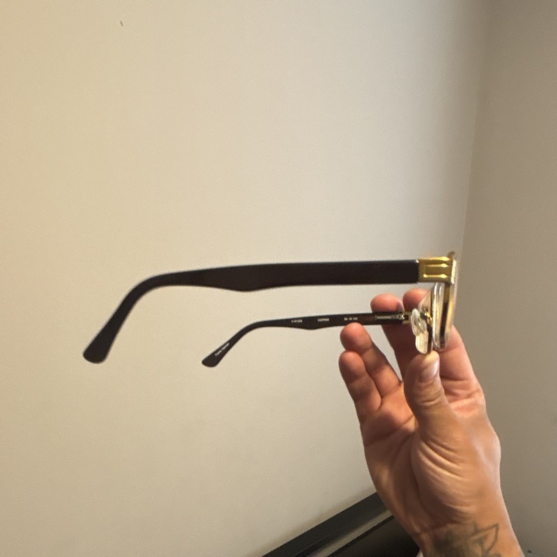 Hush Puppies H M1028 Rimless Metal Eyeglass Frames Gold 50-16-140