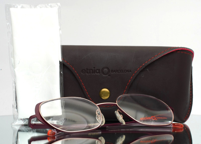 ETNIA BARCELONA Georgiana BXPG Bordeaux Pink Gold Womens Eyeglasses 51-19-142