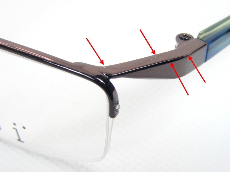 OGI MOD. 5035 1096 EYEGLASSES GLASSES TITANIUM FRAME 53-18-133mm Japan (NOTES) gallery
