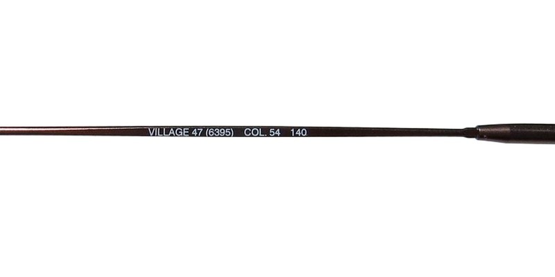 NEW MARCOLIN VILLAGE 47 6395 EYEWEAR RETRO UNISEX DESIGNER BROWN ITALY 54 METAL gallery